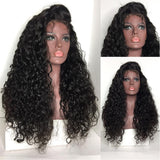 13x6 Deep Part Pre Plucked Curly Lace Front Human Hair Wigs With Baby Hair Virgin Remy Hair 150% Density