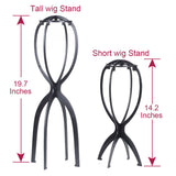 Xtrend Wig Stand Tall Portable Hair Holder for All Wigs Collapsible Wig Dryer Travelling Wig Stands Hat Stand Display