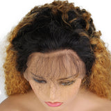 Lace Front Human Hair Wigs with Baby Hair Long Ombre 1B/27# Brazilian Hair 13x4 Lace Frontal Wig