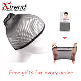 Xtrend 14inch Bob Synthetic Lace Front Hair Wigs Black Red Ombre Lace Wig Middle Part