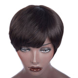 xtrend hair short human hair wigs for women natural color 1B 99J non-lace bob wig brazilian virgin remy hair wigs