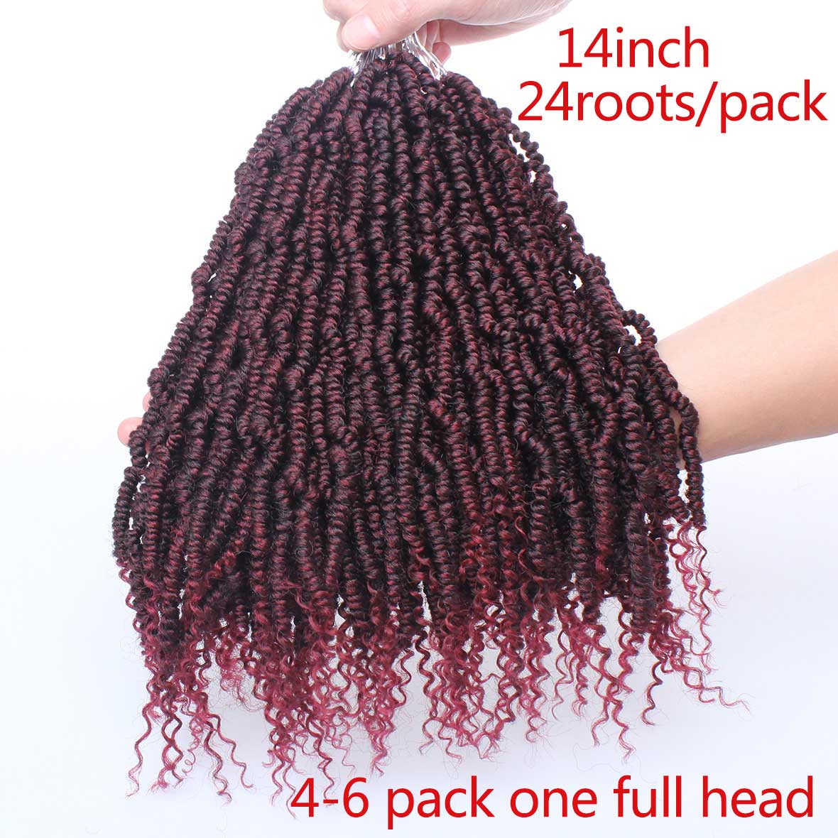 14 Inch pre twisted spring twist hair fluffy crochet braids – Xtrend Hair